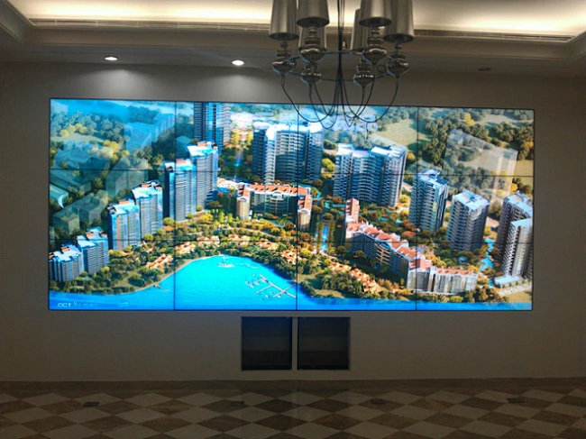 解读这款公海7108线路55寸3.5mm液晶拼接屏有何魅力？