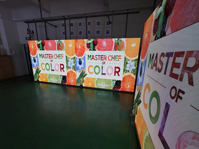 直击现场：室外P2.976 LED租赁屏工厂测试全记录